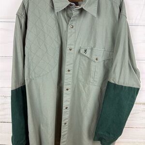Browning Sage Green hunting Cotton Apparel